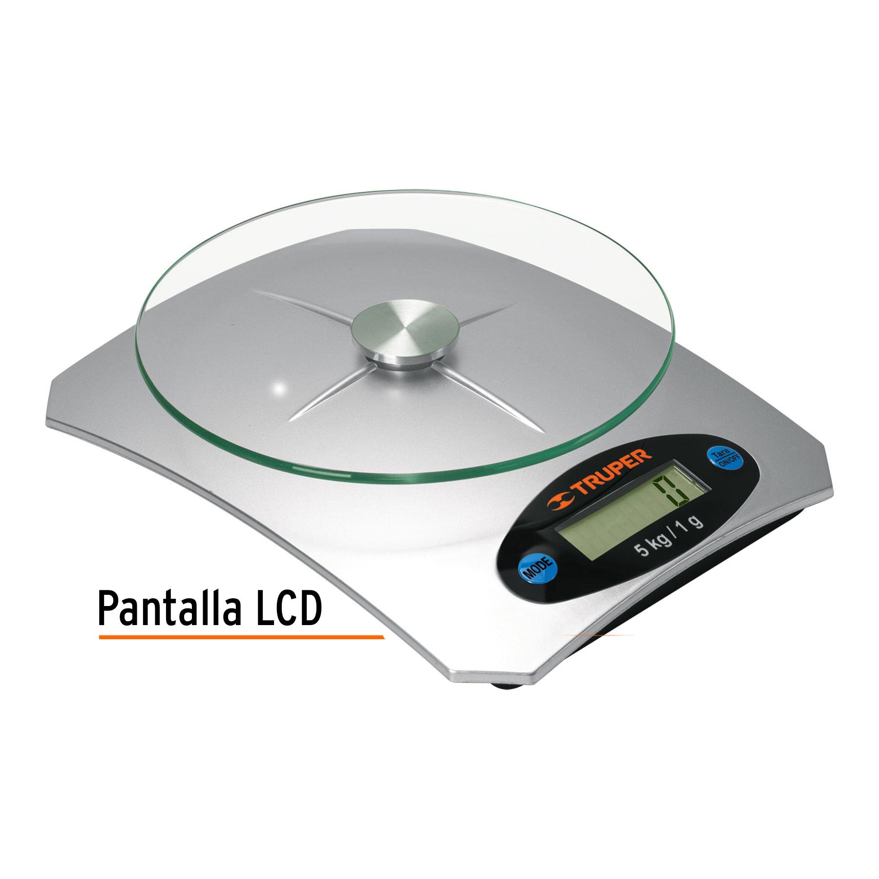 BASCULA DE VIDRIO TRUPER 5KG