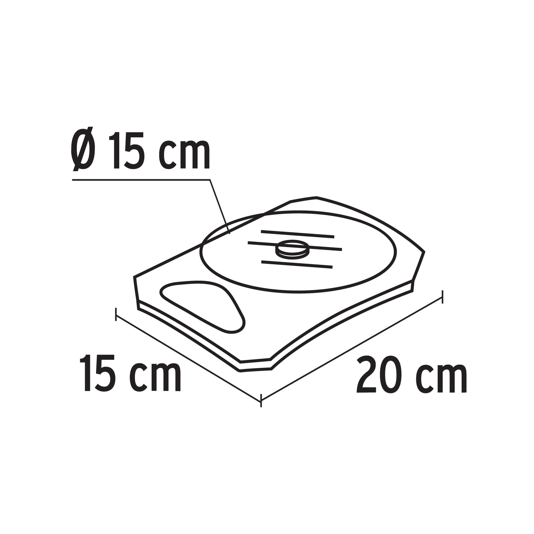 BASCULA DE VIDRIO TRUPER 5KG