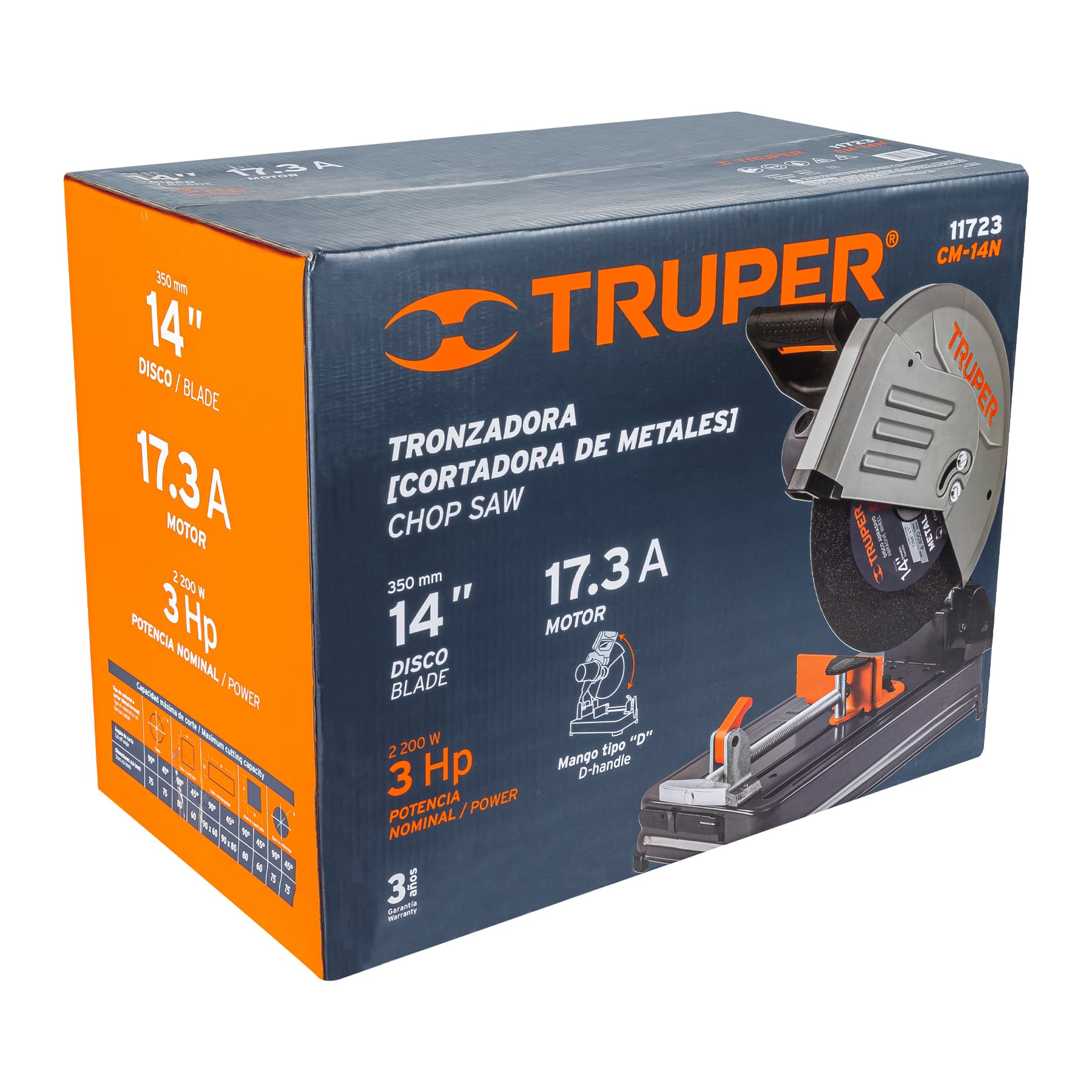 TRONZADORA INDUSTRIAL 14&quot; 2.200W TRUPER