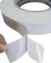 CINTA DOBLE FAZ TRANSPARENTE JAZA 1/2MM 25MT