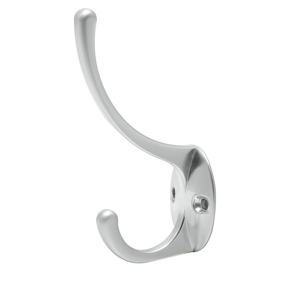 GANCHO PERCHERO DOBLE CROMO