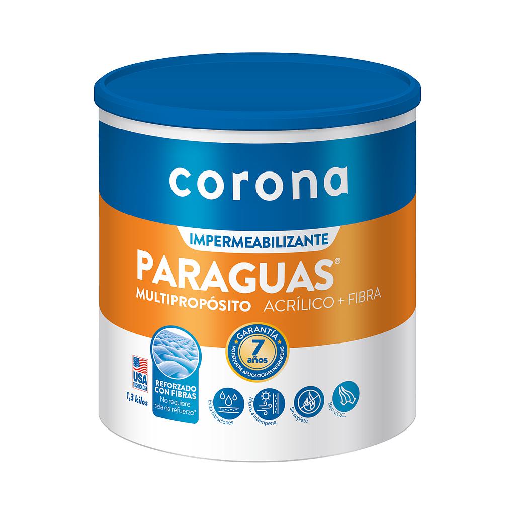IMPERMEABILIZANTE CORONA PARAGUAS GRIS 1/4