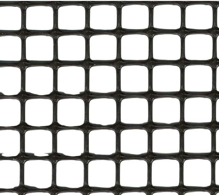 MALLA PLASTICA 7X7 NEGRA X MT
