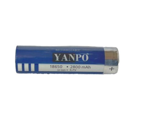 PILA RECARGABLE 18650 YAMPO 2800mAh UNIDAD