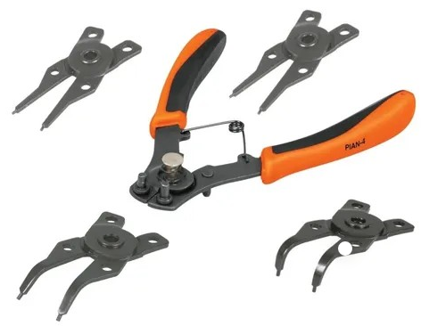 PINZA CIERRA ANILLOS PINES JUEGO TRUPER