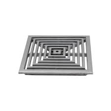 REJILLA CUADRADA 20X20 ALUMINIO