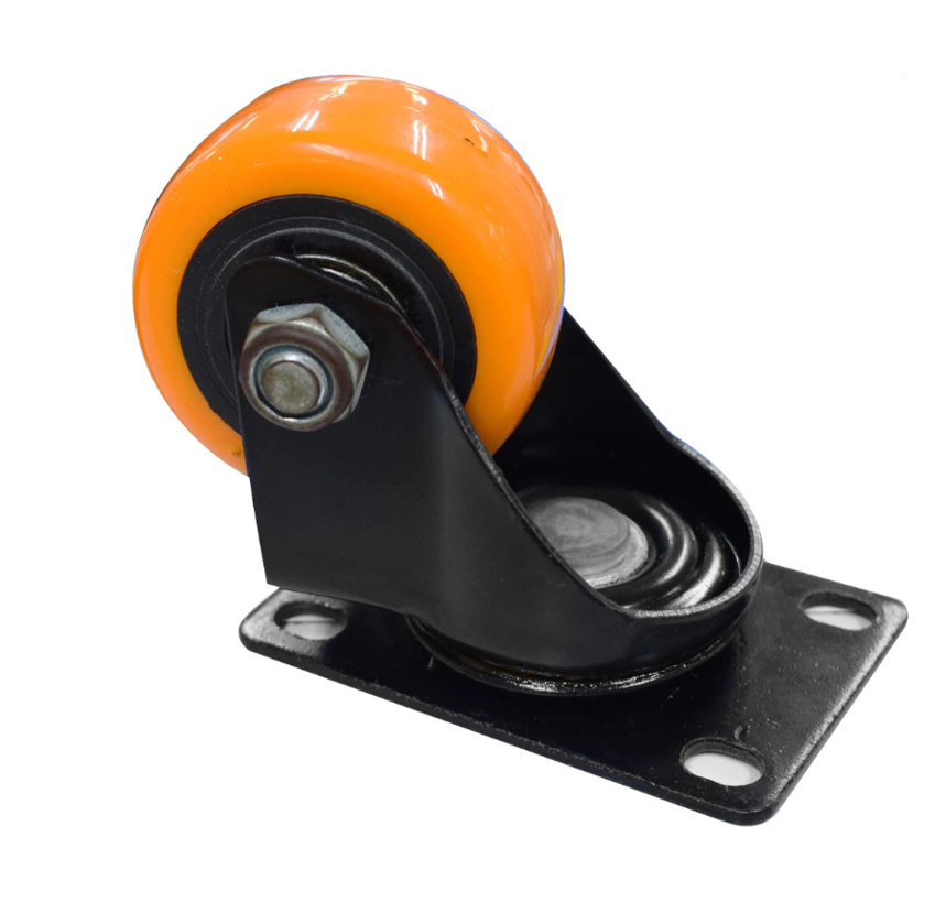 RODACHINA GIRATORIA NARANJA 2 1/2"