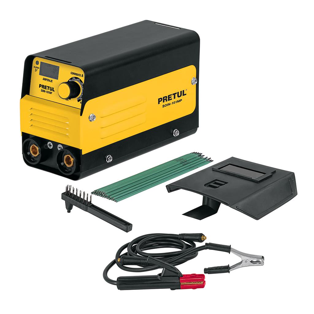 SOLDADOR INVERSOR MINI 127V - 100A PRETUL