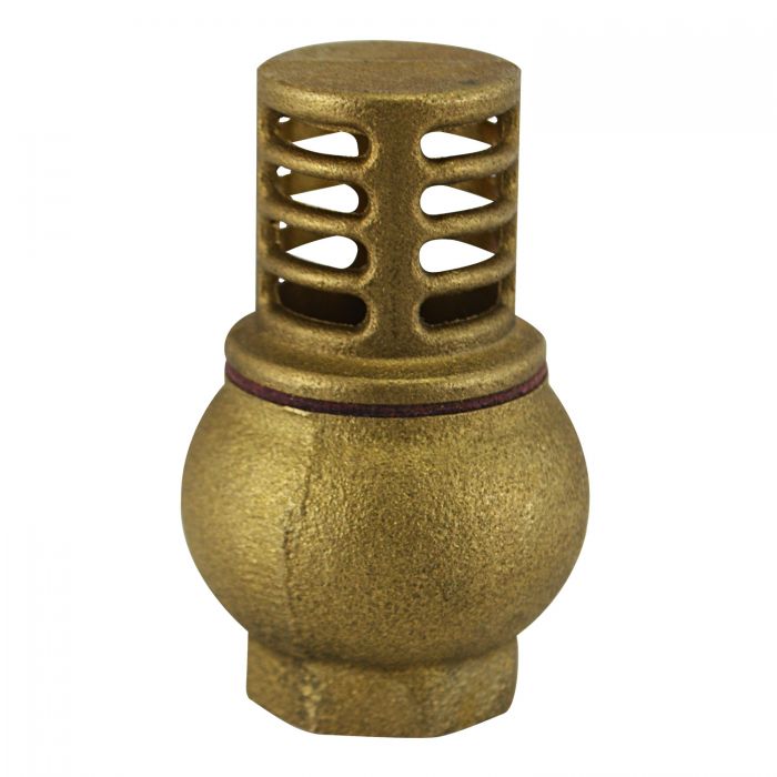 VALVULA DE PIE BRONCE 1/2"