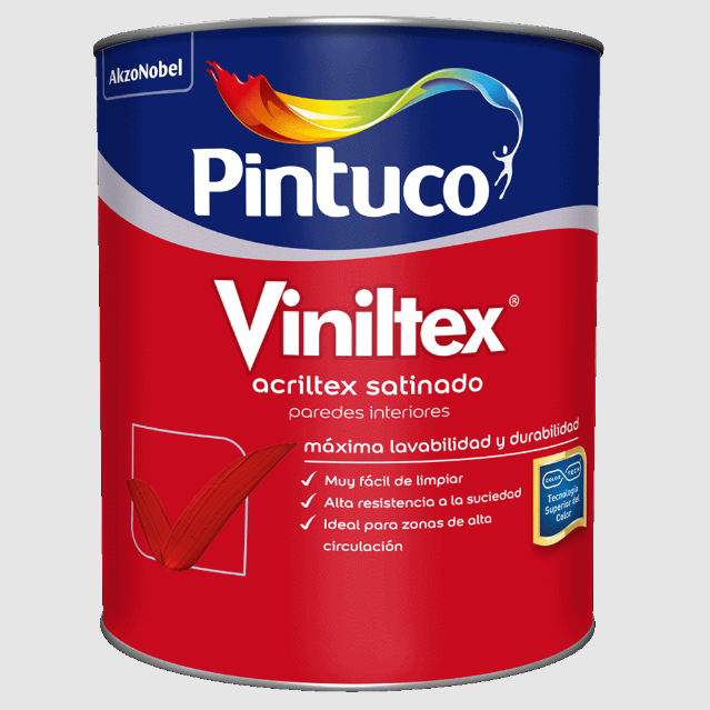 VINILO VINILTEX ACRILTEX SATIN PINTUCO GALON BLANCO