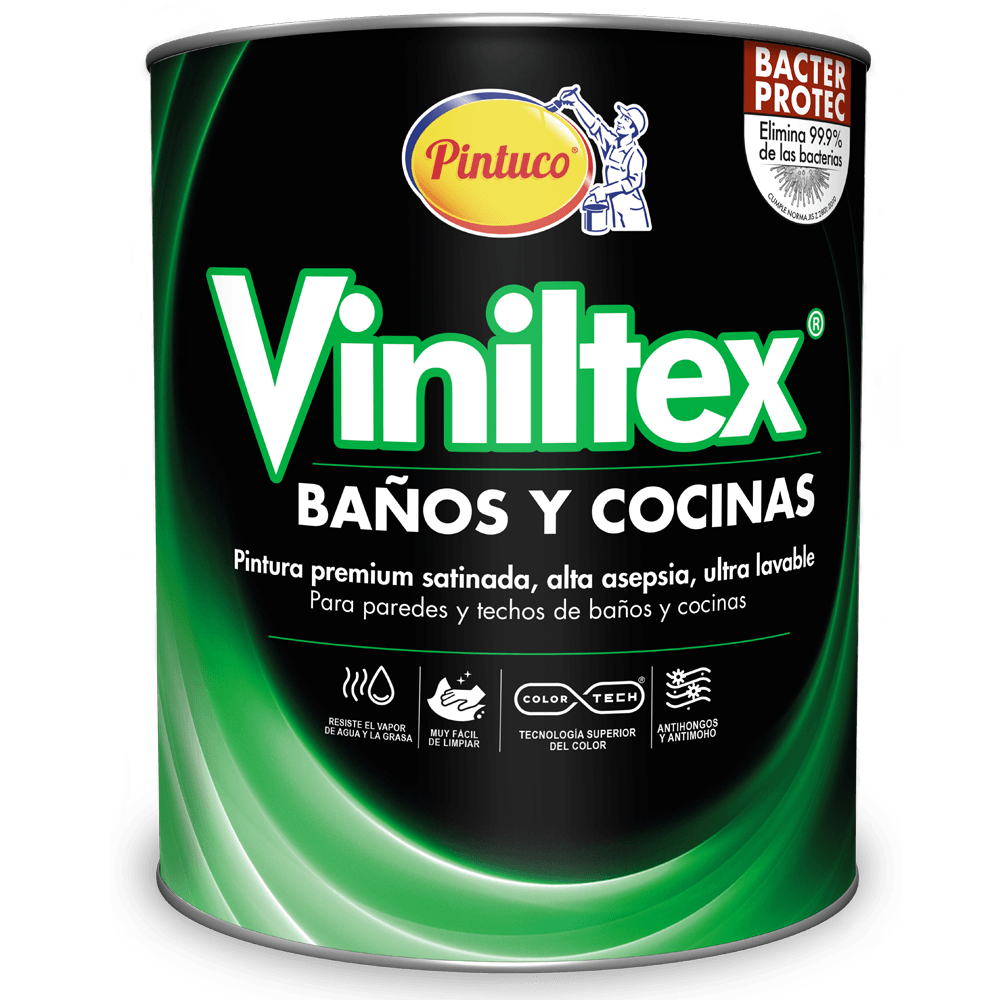 VINILTEX BAÑOS Y COCINAS PINTUCO 1GL