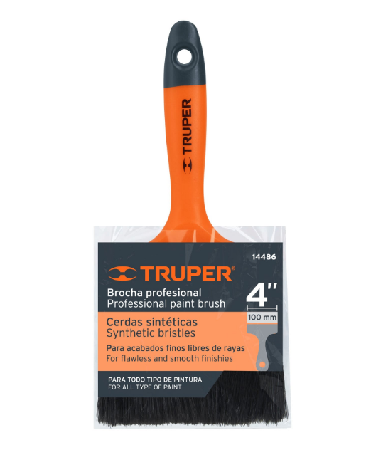 BROCHA PROFESIONAL TRUPER 4''