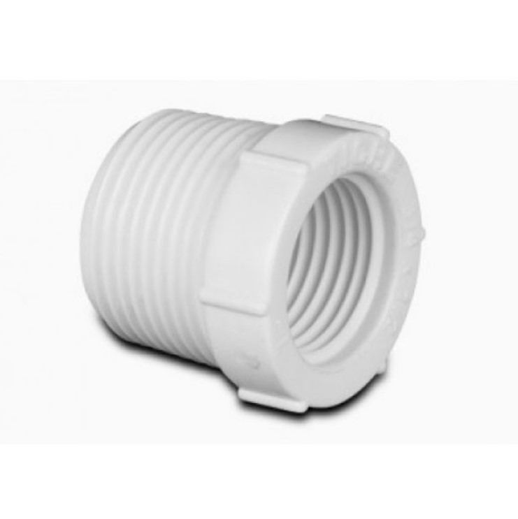 BUJE PVC ROSCA 1/2 X 3/8 DICOL POLIMEX