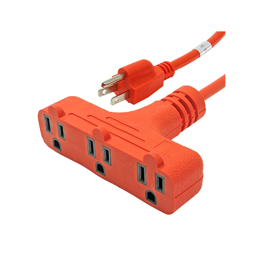 EXTENSION POLO TIERRA NARANJA 3 MTS TITANIUM