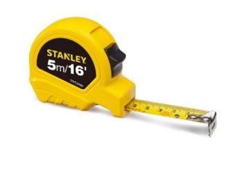 FLEXOMETRO STANLEY AMARILLO 5MT