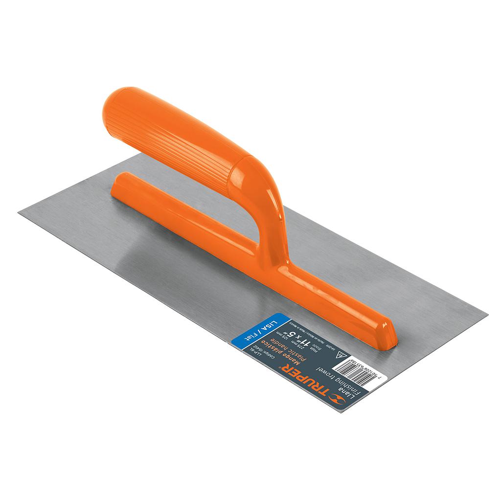LLANA METÁLICA MANGO PLASTICO 11'' X 5'' TRUPER