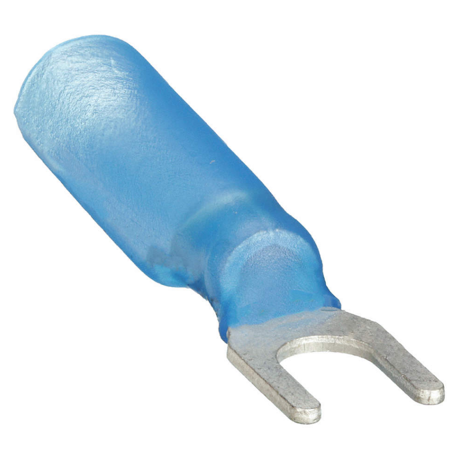 TERMINAL EN U  TERMOENCOGIBLE AZUL