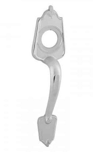 MANIJA BOCA LLAVE CROMADA PARA PUERTA