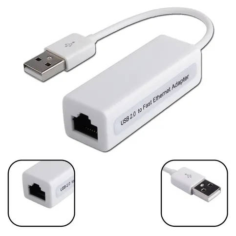 CONVERTIDOR INTERNET USB A RJ45 2.0