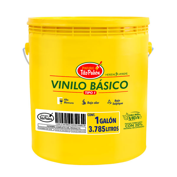 VINILO TITO PABON BÁSICO TIPO 1 GALON