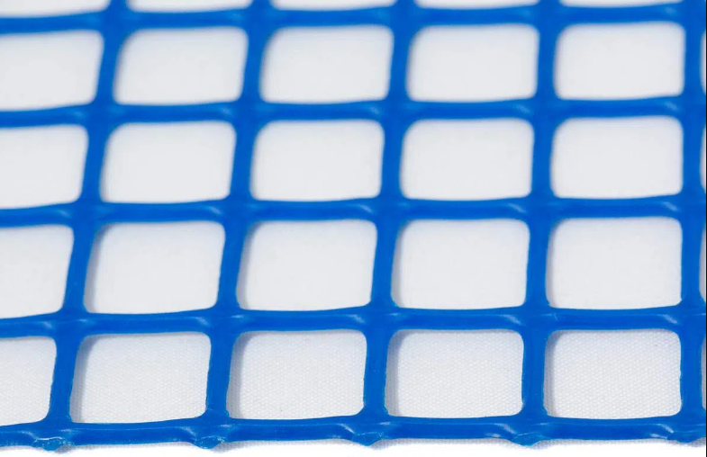 MALLA PLASTICA 7X7 AZUL X MT