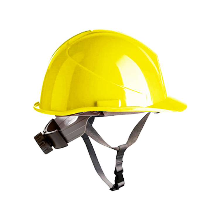 CASCO DE SEGURIDAD AMARILLO 3 APOYOS