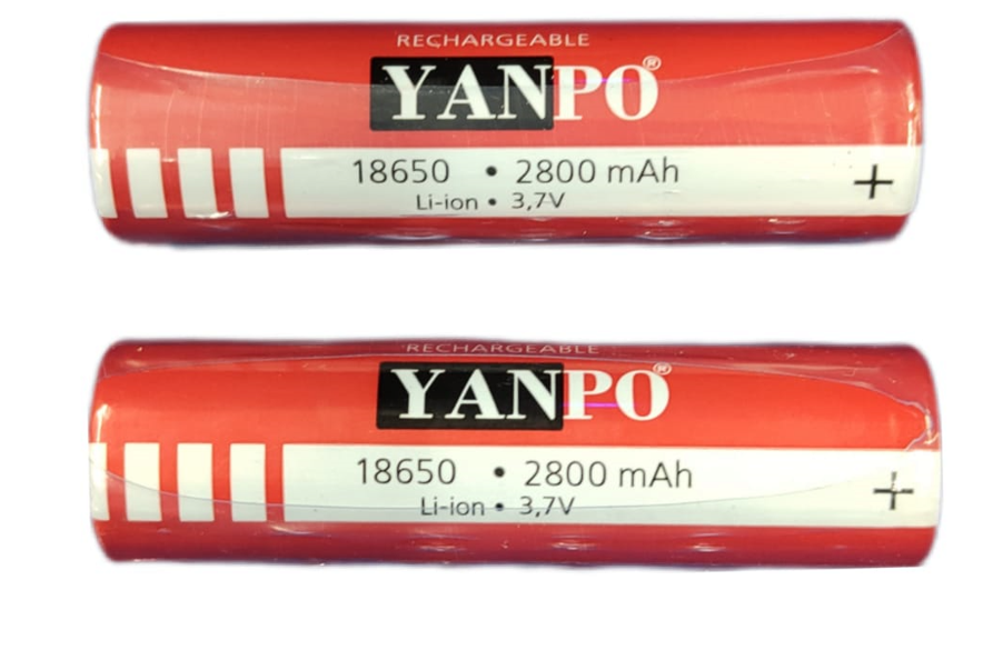 PILA RECARGABLE 18650 YAMPO 2800mAh UNIDAD