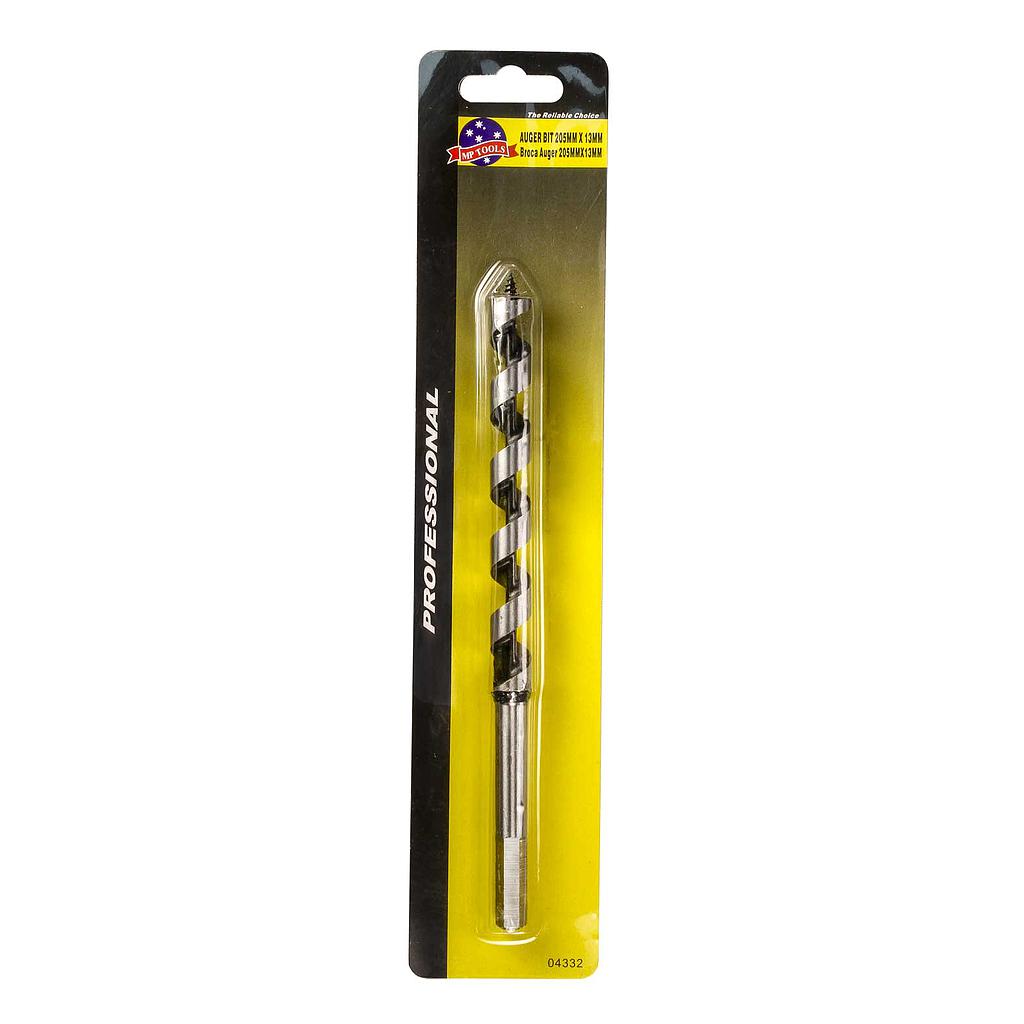 BROCA AUGER PARA MADERA 205MM X 10MM MP TOOLS
