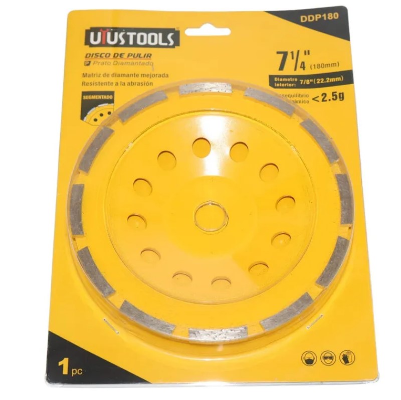 DISCO DIAMANTADO DE PULIR 7&quot; UYUSTOOLS