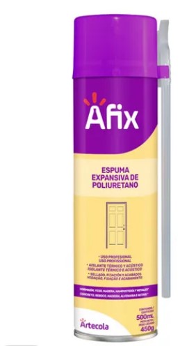 ESPUMA EXPANSIVA POLIURETANO 500ML AFIX