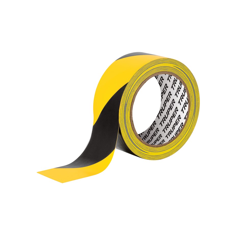 CINTA ADHESIVA SEÑALIZACION TRUPER 33MT