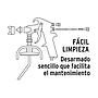 PISTOLA PARA PINTAR ALTA 30PSI-50PSI TRUPER