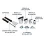PISTOLA DE CALOR 2000W 9 ACCESORIOS TRUPER