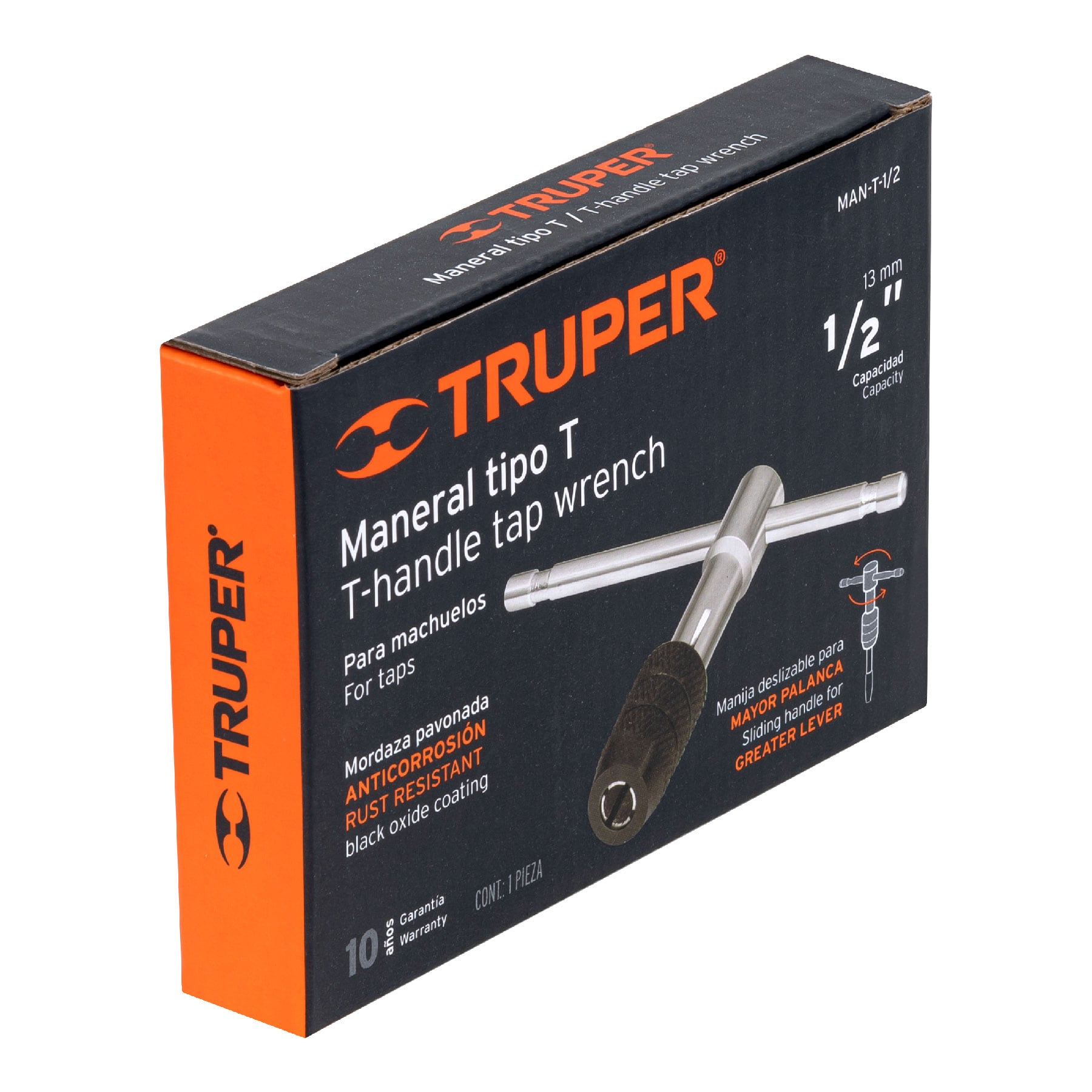 VOLVEDOR PARA MACHOS TRUPER TIPO T 1/2