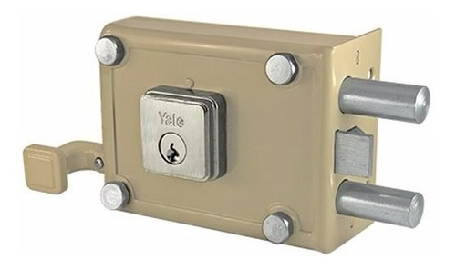 CERRADURA YALE DE SOBREPONER 987 1/4 SOLDAR SEGURO NOCTURNO DERECHA