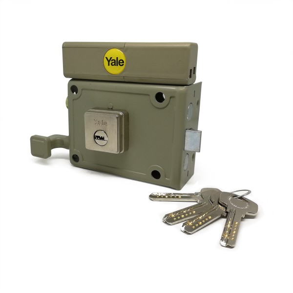 CERRADURA DE SOBREPONER YALE 987 CON ALARMA DERECHA