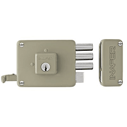 CERRADURA INAFER MEGA DERECHA 3 PASADORES