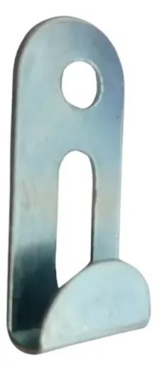 CHAPETA METALICA PARA SOSTENER VIDRIOS