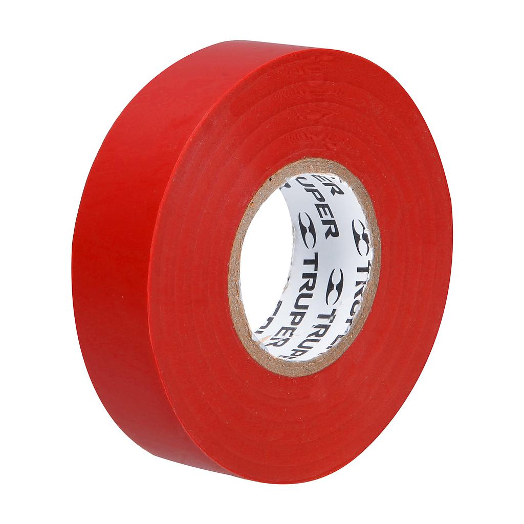 CINTA AISLANTE ROJA TRUPER 18MT