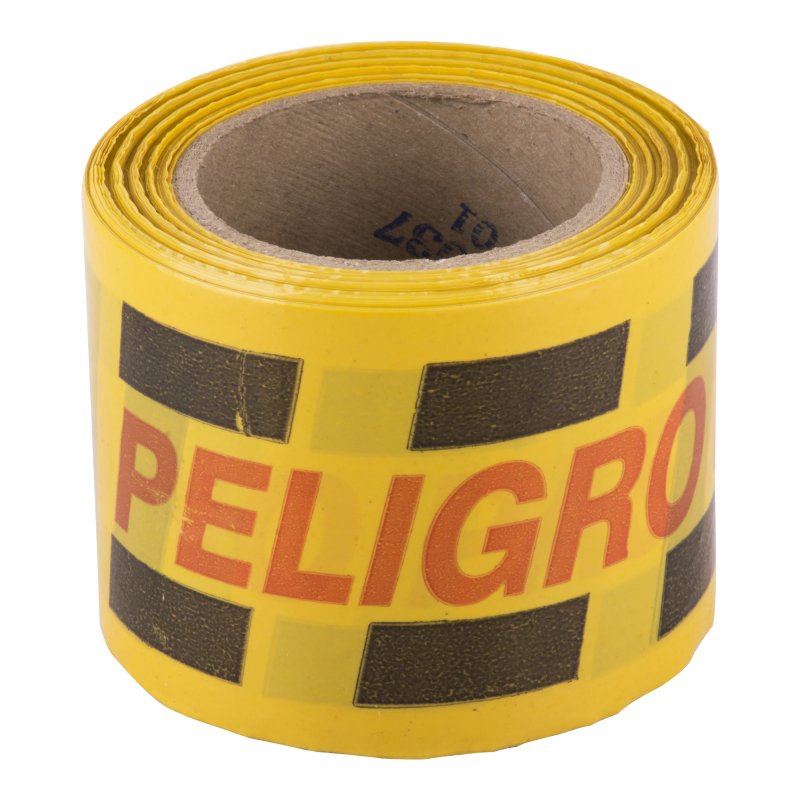 CINTA PELIGRO AMARILLA X 100 MTS