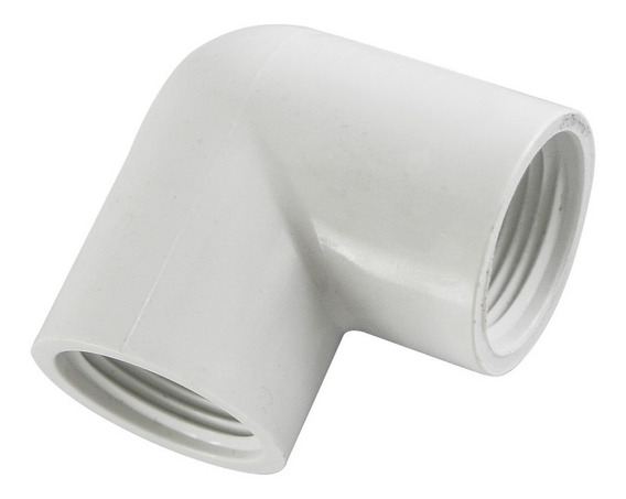 CODO PVC CON DOS ROSCAS 1/2