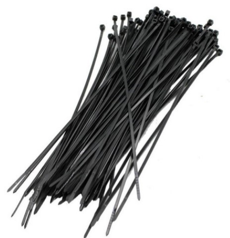 AMARRE PLASTICO 200X3.6MM NEGRO 100UND