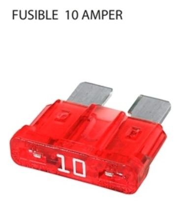 FUSIBLE PARA CARRO GRANDE 10A ROJO  