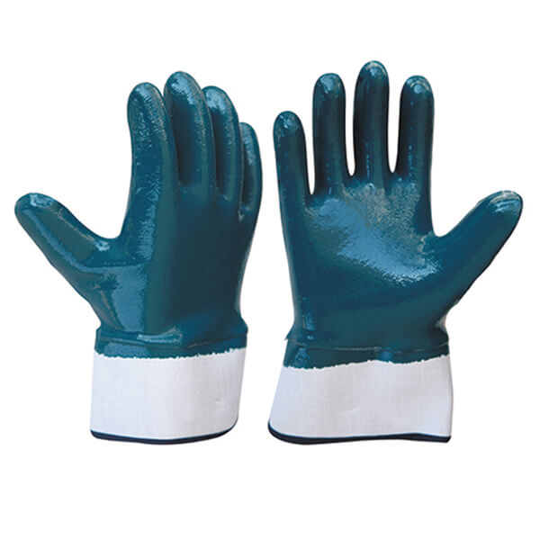 GUANTE NITRILO AZUL PETROLEO MAVERICK #9-L