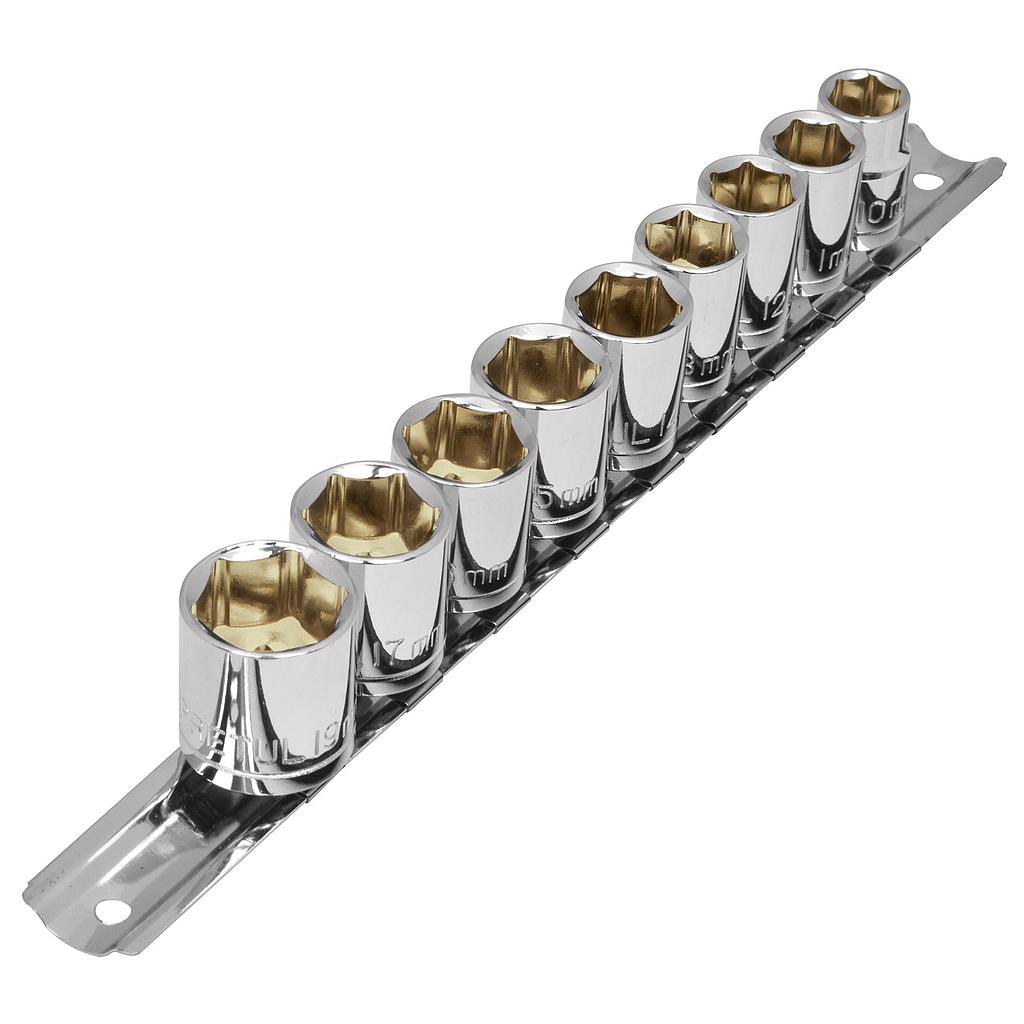 JUEGO DE COPAS 3/8 10PZ PRETUL