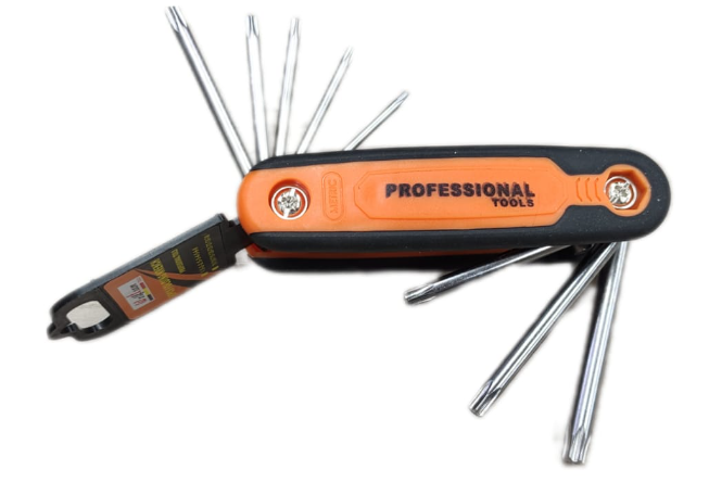 JUEGO DE LLAVES TORX TIPO NAVAJA WOLF