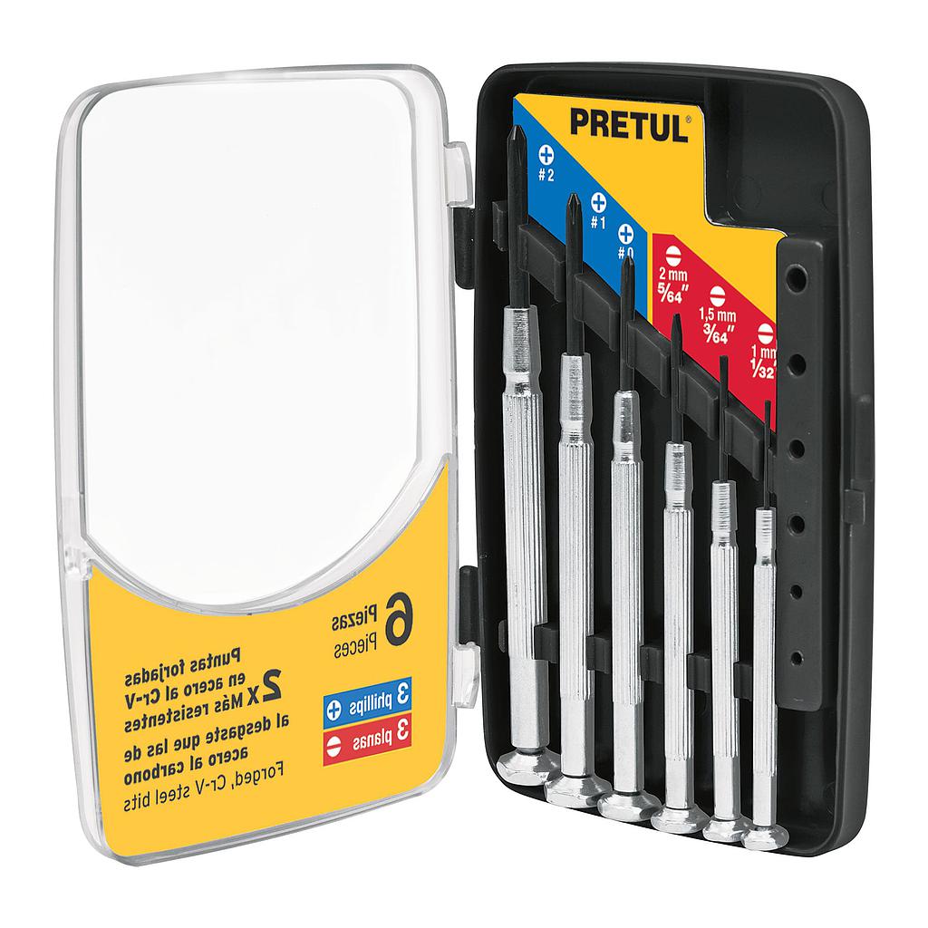 JUEGO DESTORNILLADOR JOYERO DE PRECISION PRETUL