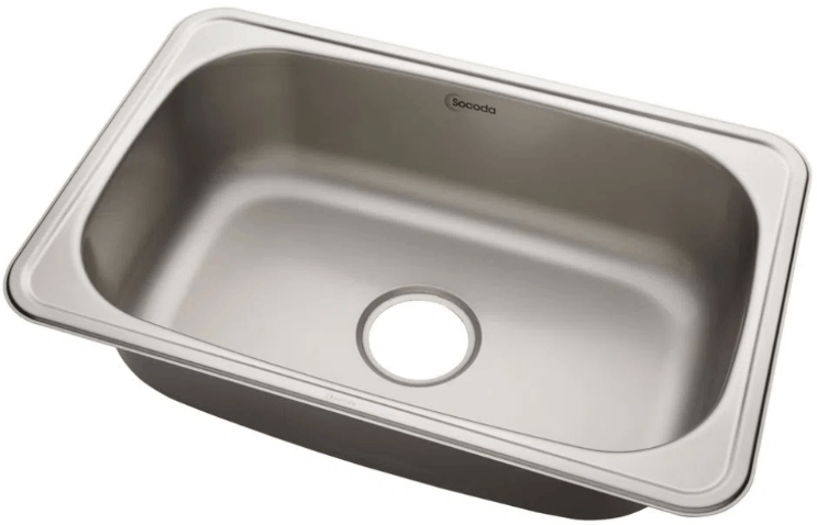 LAVAPLATOS ACERO 50X35CM SOCODA