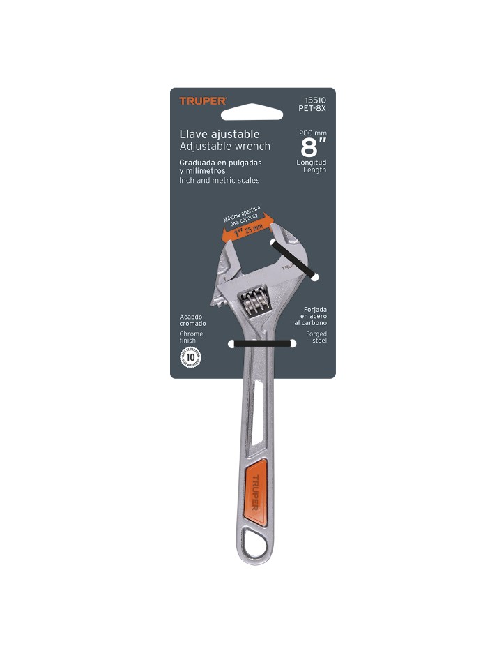 LLAVE EXPANSIVA ALEMANA TRUPER 8''