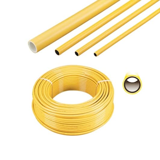 MANGUERA TUBO PE AL PE AMARILLA X MT